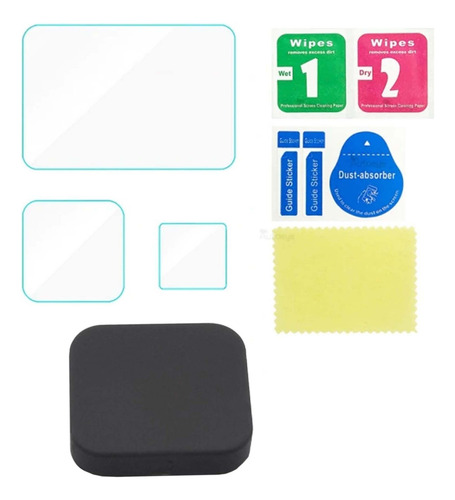 Kit Mica Protectora Cristal Templado Cámara Acción Gopr7 6 5