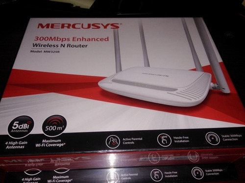 Router Wifi Mercusys Mw325r 4 Antenas 5dbi