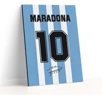 Comprar Dorsal Maradona - Poster - Cuadro Decorativo - Retablo