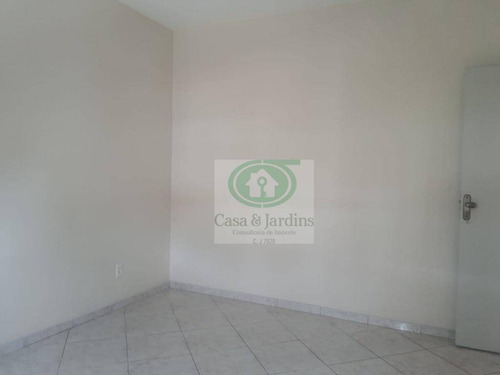 Imagem 4 de 18 de Apartamento 2 Dormitórios - Prédio C/ Elevador, Frente E Vista Livre, Garagem Demarcada - R$ 2.100, - Campo Grande - Santos - Ap6617