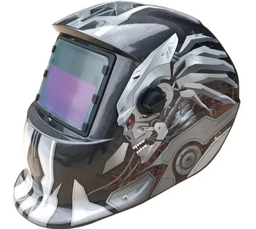 Mascara De Soldar Fotosensible Diseño Terminator