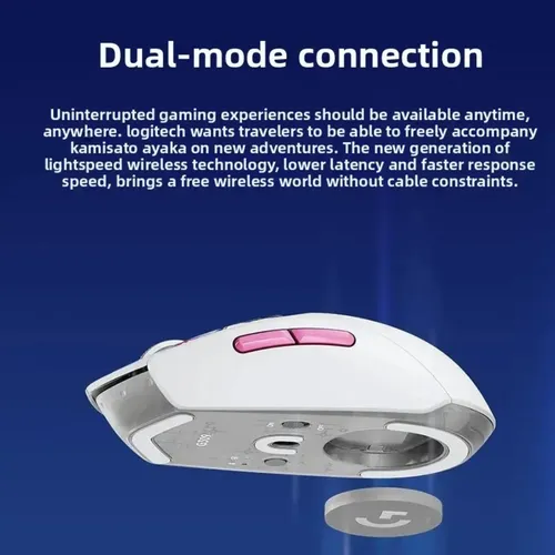 Ayaka⭐︎ Mouse Para Jogos Logitech & Genshin Kamisato Ayaka G309