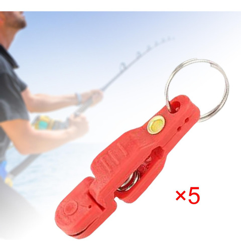 Clips De Liberación De Tensión Pesada De 5 Rojo Rojo
