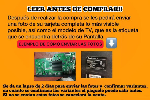 Eax69532504 (1.0) Main Compatible Para LG Modelo 50up7000pua