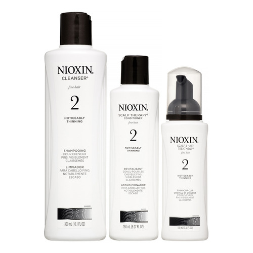 Set De Inicio 3 Piezas Nioxin System 2, Para Cabello