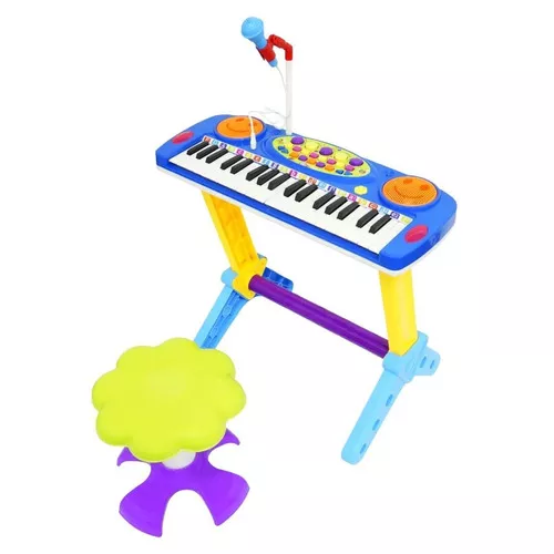 Piano (Pianinho) Infantil com banqueta - Disktem