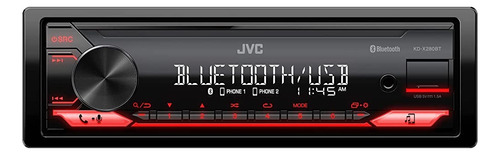 Autoestéreo Receptor De Medios Digitales Jvc Kd-x280bt 1 Din