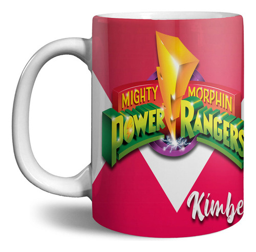 Taza Grande 15oz - Kimberly - Power Rangers