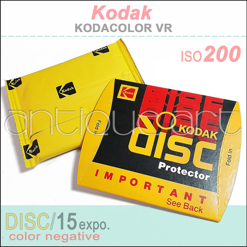 A64 Pelicula Kodak Disc 15 Expo. Kodacolor Vr Film Vintage