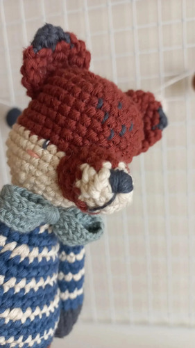 Amigurumis Oso, Conejo, Perrito, Mapache Muñecos A Crochet Salmón