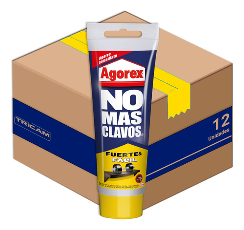 Box 12 Uni | Agorex No Mas Clavos 100 Grs. | Henkel