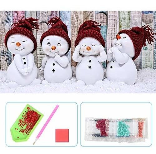 2" Kits 5-50 Juegos Muñeco de nieve Kits-Hacer Su Propio Navidad Decoración 