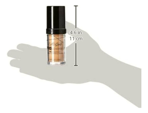 L.a. Girl Pro Coverage Liquid Foundation, Beige, 0.95 Fluid