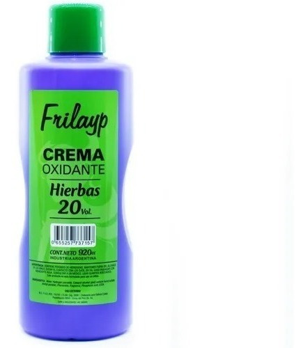 Imagen 5 de 7 de Crema Oxidante Almendras - Hierbas Frilayp X 20 Vol X920ml.