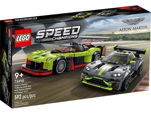 Lego Aston Martin Valkyrie Amr Pro y Aston Martin Vantage Cantidad de piezas 592