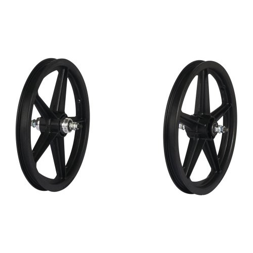 , Tuff Ii 16  5 Spoke Black, Wheel, Front And Rear, 16'...