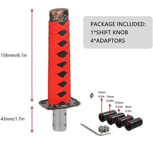 Perilla De Cambio Universal Katana Perilla Cambio Samurai