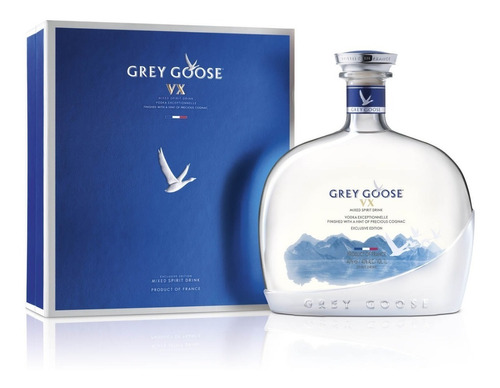 Imagen 1 de 9 de Grey Goose Vx Vodka Excepcional Con Cognac 1000ml En Estuche