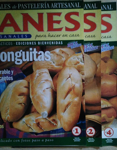 Pack Revistas - Panes Artesanales N°1 , 2 Y 4