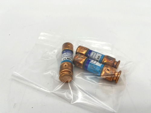 Lot Of 3 New Littelfuse Flnr8a Class Rk5 Fuses 8a 250vac Bbt