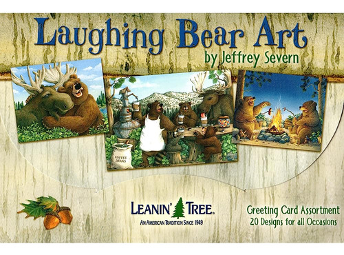 ~? Leanin' Tree Funny Greeting Cards - Laughing Bear Art [as
