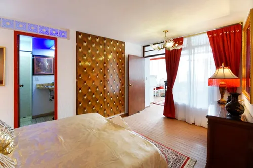 Apartamento Completamente Amoblado, Sala Comedor, Cocina.