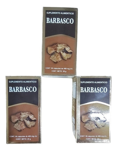 Barbasco Cba com 50 cápsulas de 400 mg, cada uma com sabor sem sabor