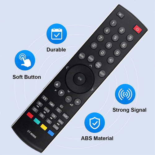 L Control Remoto De Repuesto Ct-90300 Para Toshiba Regza