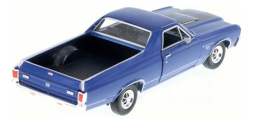 1/24 Motormax 1970 Chevy El Camino Ss 396 Color Azul