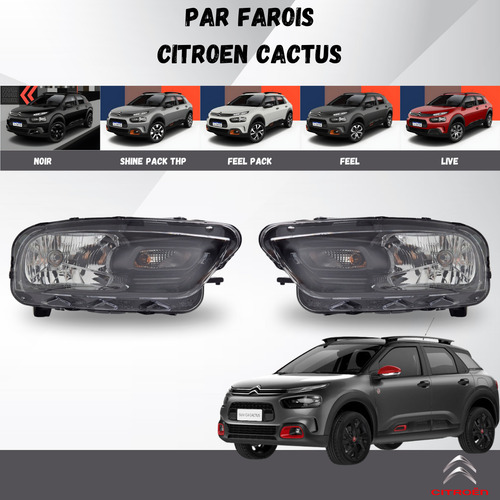 Par Farol Citroen C4 Cactus 2019 2020 2021 2022 2023 2024