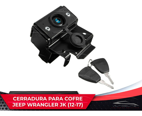 Imagen 2 de 8 de Candado Cofre Jeep Wrangler Jk Frontal Parrilla 07-18