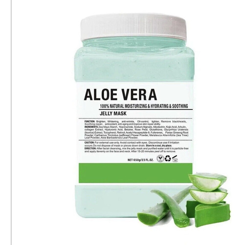 Mascarilla Hidrojelly 650 Gr Aloe Vera