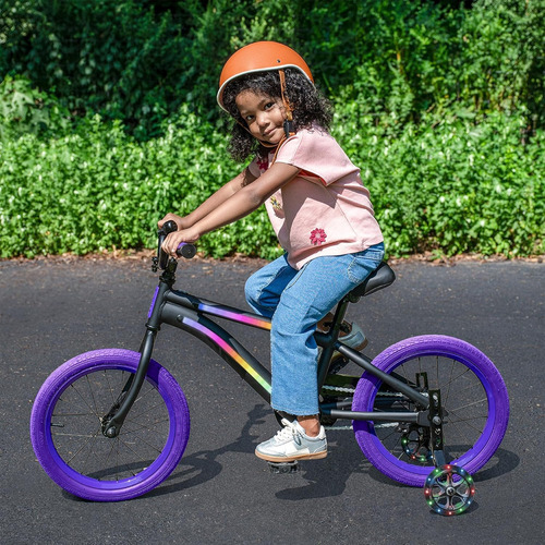 Bicicleta Jetson Light Rider 16 Kids Light-up Unisex Bike Color Negro Tamaño Del Cuadro 16