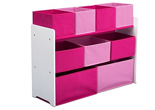 Organizador De Juguetes Multiusos Delta Children Deluxe Rosa