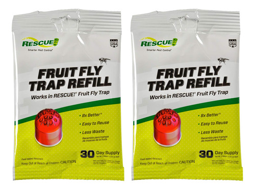 Rescue! Recambio De Cebo Para Trampa Para Moscas De Fruta, S