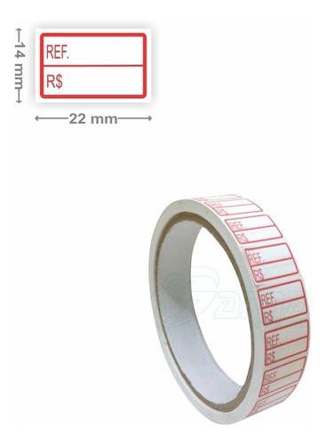 Etiqueta Padrão Multiuso N°1 - Pct C/ 10 Rolos