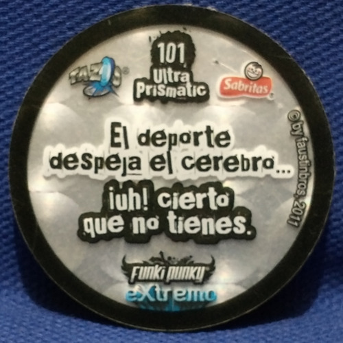 Tazos 2011 Funki Punky Extremo Ultra Prismatic #101 Cranky (Usado)
