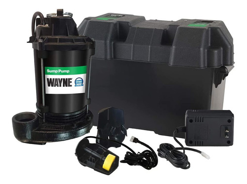 Wayne Esp25 Upgraded 12-volt Battery Backup System, Black
