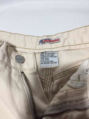 Pantalón Roxy Tela Color Blanco