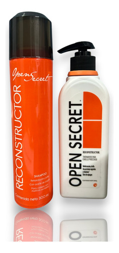 Open Secret Shampoo Y Tratamiento Reconstructor