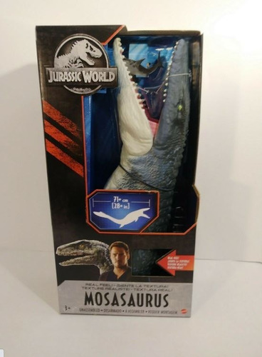 Imagen 4 de 7 de Jurassic World Dinosaurio Mosasaurus 71 Cm Mattel 100% 2 Uni