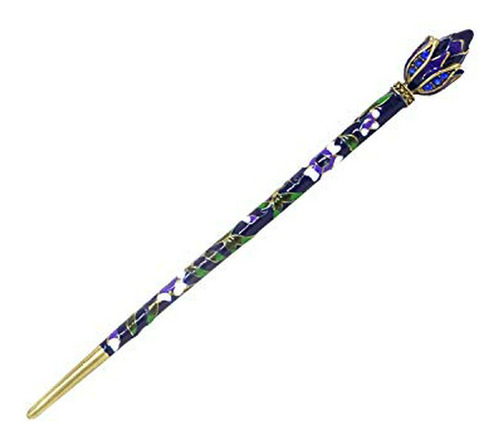 Horquillas - Stick Cabello Cloisonn De La Vendimia Con Lotus