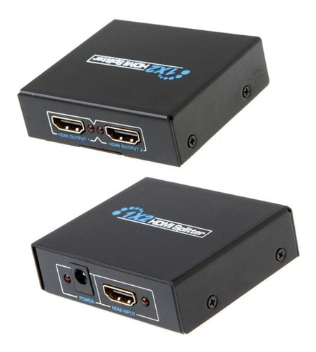 Divisor Hdmi Splitter 1 Entrada 2 Saídas Full Hd 4k / 3d