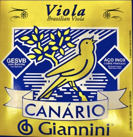 Encordoamento Giannini Canario Para Viola C/ Bolinha