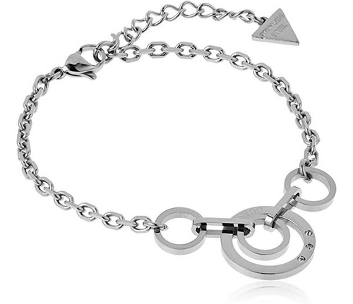 Pulsera Guess Eternal Circles Talla S Color Plateado Boleta