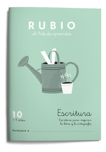 Escritura Rubio 10, De Ramon Rubio Silvestre. Editorial Ediciones Tecnicas Rubio En Español