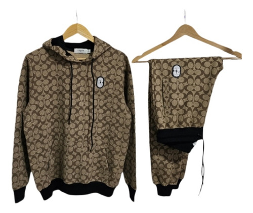Conjunto Invierno Hombre Capucha Sudadera Y Pantalón Mlxl