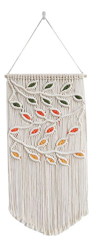 Nuevo Tapiz Rústico De Macramé For Colgar En La Pared, Borla
