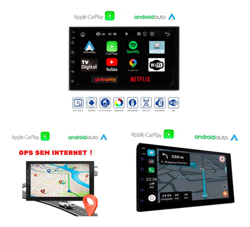 Multimidia Android Amarok 17 18 19 Carplay Tv Mold Sensor 8p