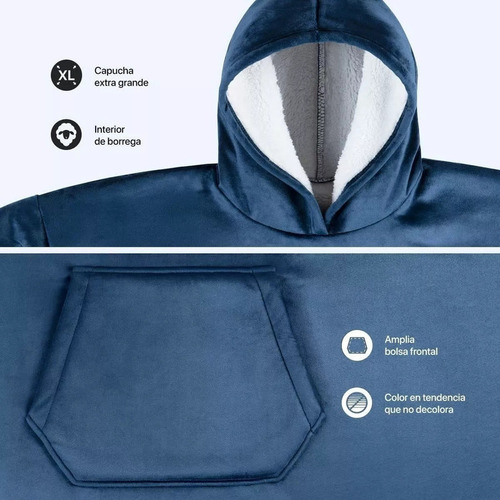 Pijama Blanket Sudadera De Borrega Giant Sleeping Blanket